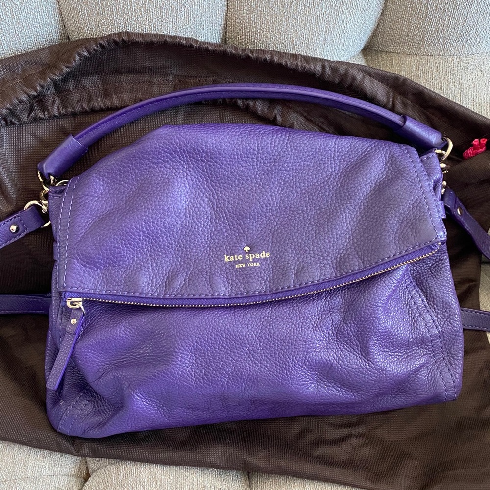 Kate Spade Cobble Hill Little Minka purse - purple
